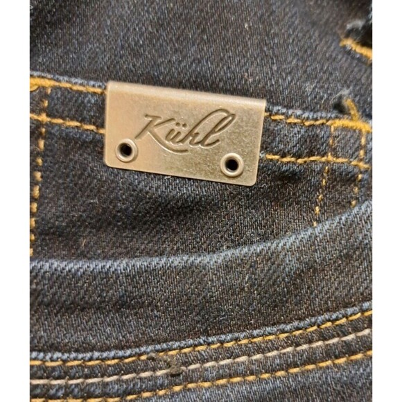 Kuhl Pants Women's 2 Short Skinny Navy-Blue Contour Stretch Waist Ankle Neutral - Picture 3 of 16